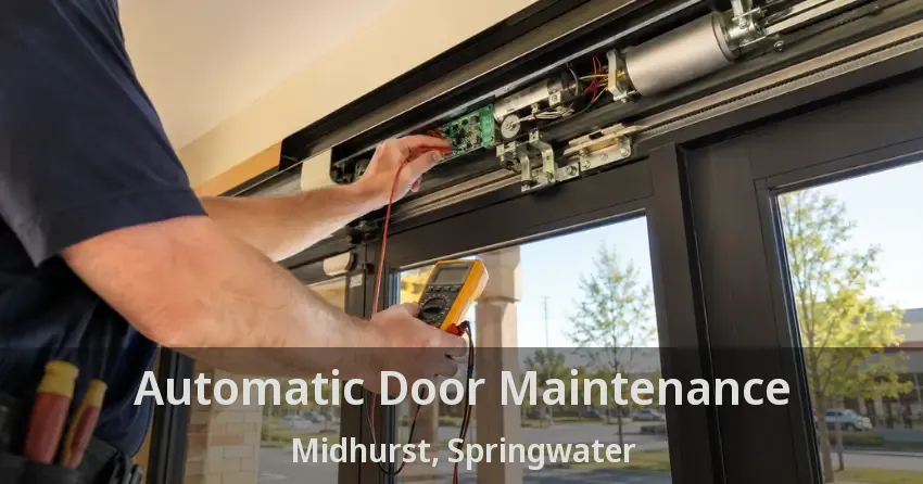 Automatic Door Maintenance Midhurst, Springwater - ON
