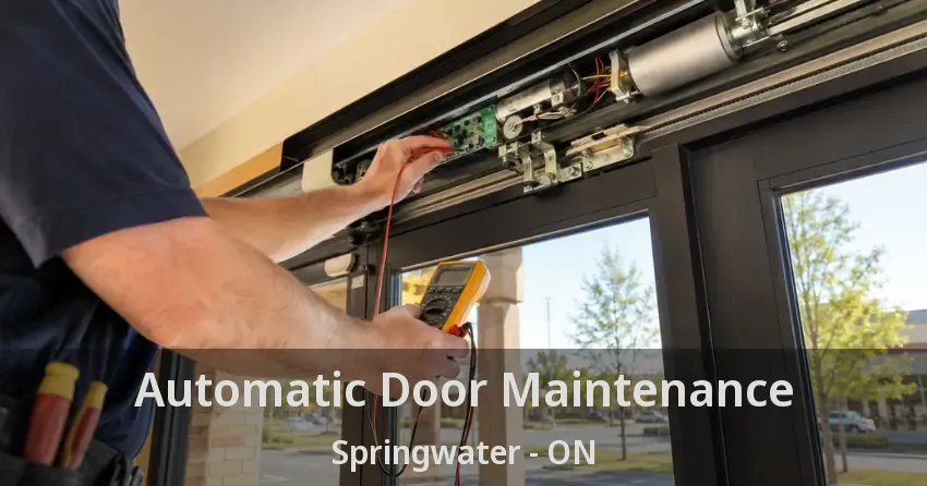 Automatic Door Maintenance Springwater - ON