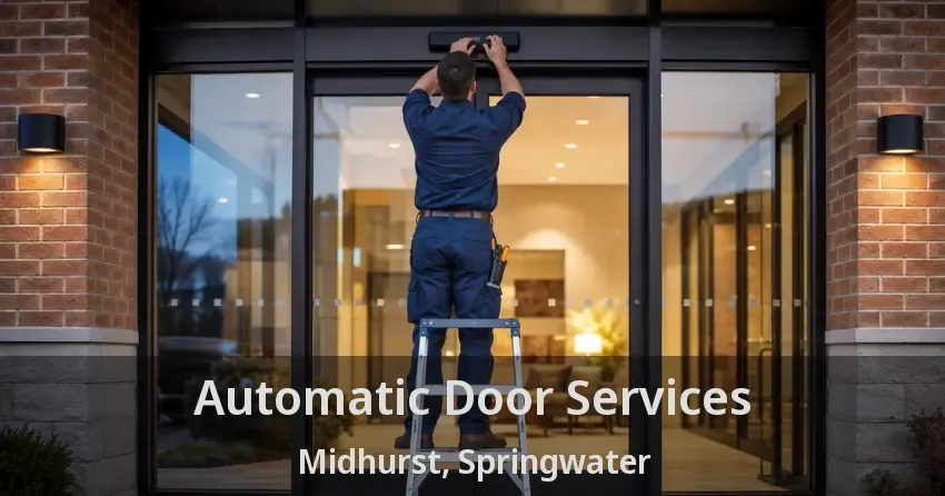 Automatic Door Services Midhurst, Springwater - ON