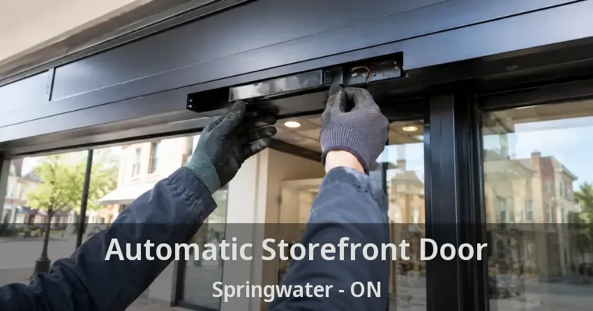Automatic Storefront Door Springwater - ON