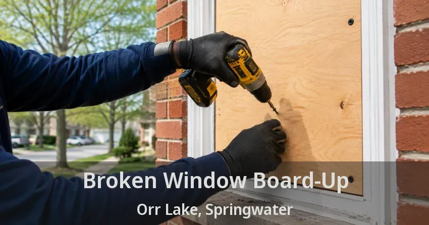 Broken Window Board-Up Orr Lake, Springwater - ON