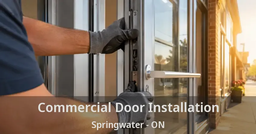 Commercial Door Installation Springwater - ON