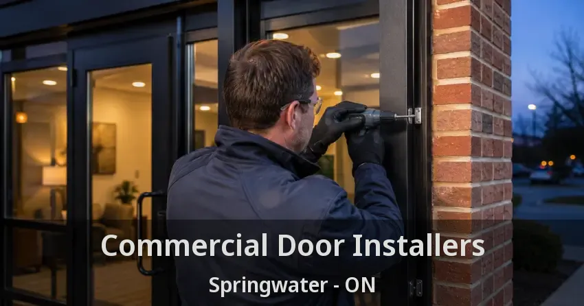 Commercial Door Installers Springwater - ON
