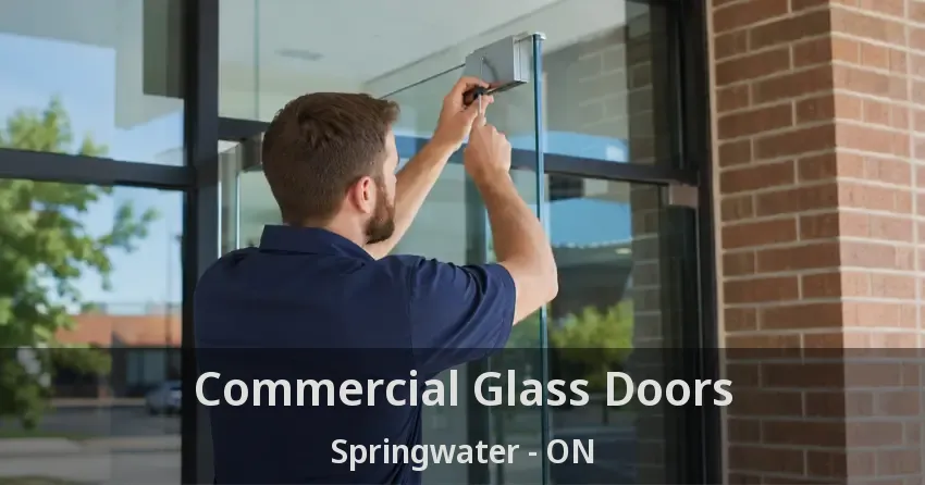 Commercial Glass Doors Springwater - ON