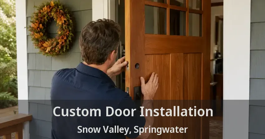 Custom Door Installation Snow Valley, Springwater - ON