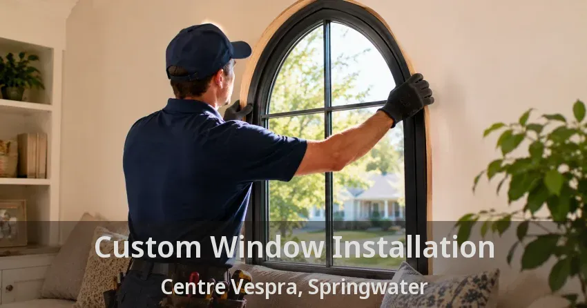 Custom Window Installation Centre Vespra, Springwater - ON