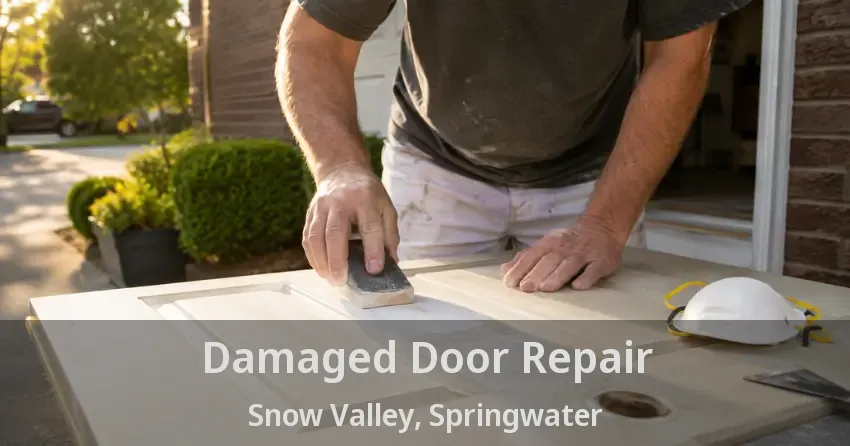 Damaged Door Repair Snow Valley, Springwater - ON