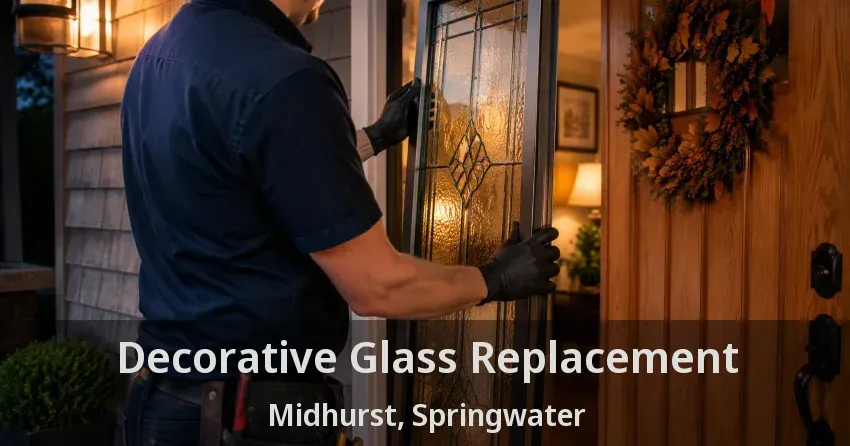 Decorative Glass Replacement Midhurst, Springwater - ON