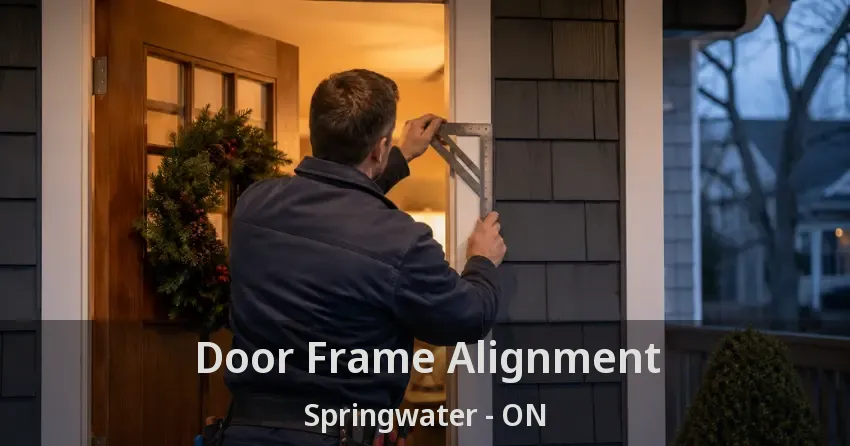 Door Frame Alignment Springwater - ON
