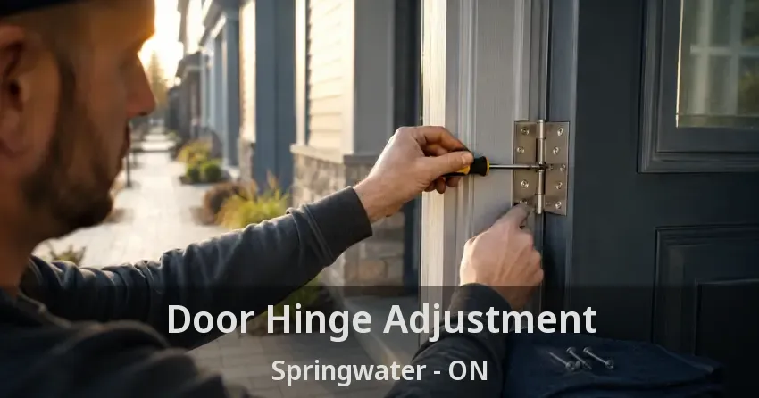 Door Hinge Adjustment Springwater - ON