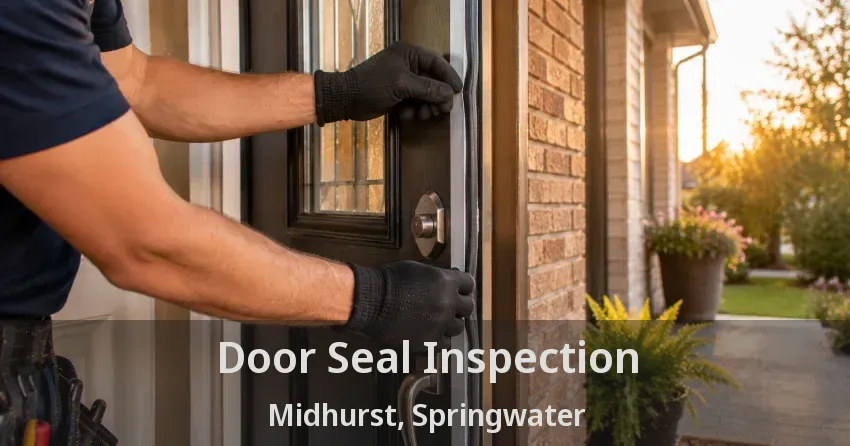 Door Seal Inspection Midhurst, Springwater - ON
