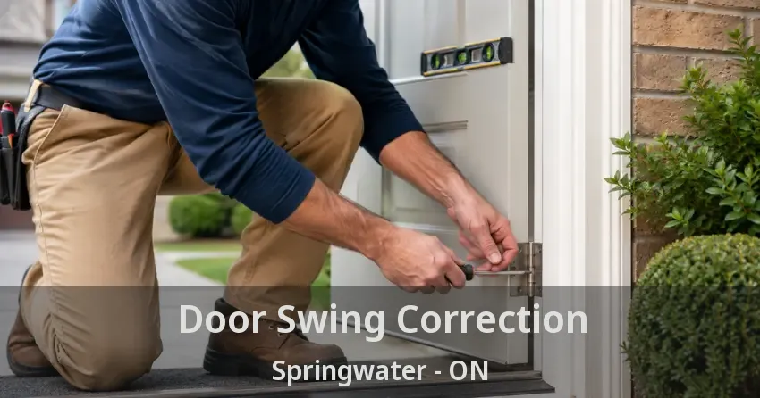 Door Swing Correction Springwater - ON