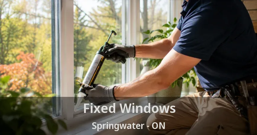 Fixed Windows Springwater - ON