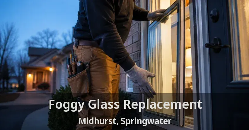 Foggy Glass Replacement Midhurst, Springwater - ON