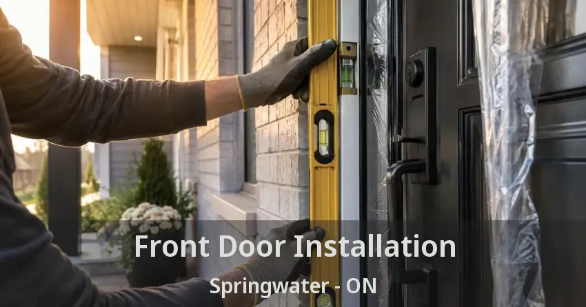 Front Door Installation Springwater - ON