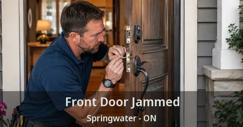 Front Door Jammed Springwater - ON