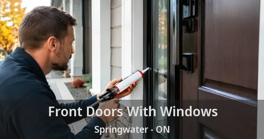Front Doors With Windows Springwater - ON