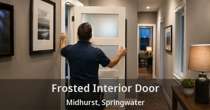 Frosted Interior Door Midhurst, Springwater - ON