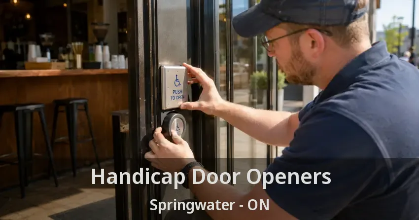 Handicap Door Openers Springwater - ON
