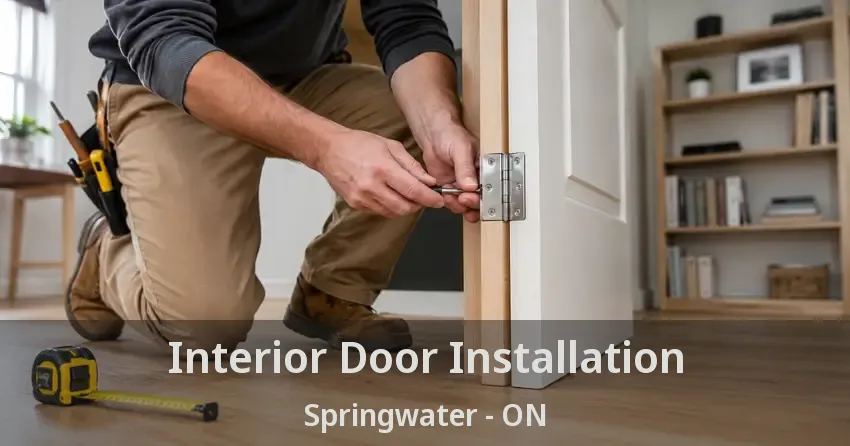 Interior Door Installation Springwater - ON
