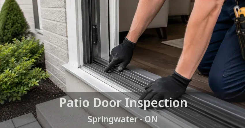 Patio Door Inspection Springwater - ON