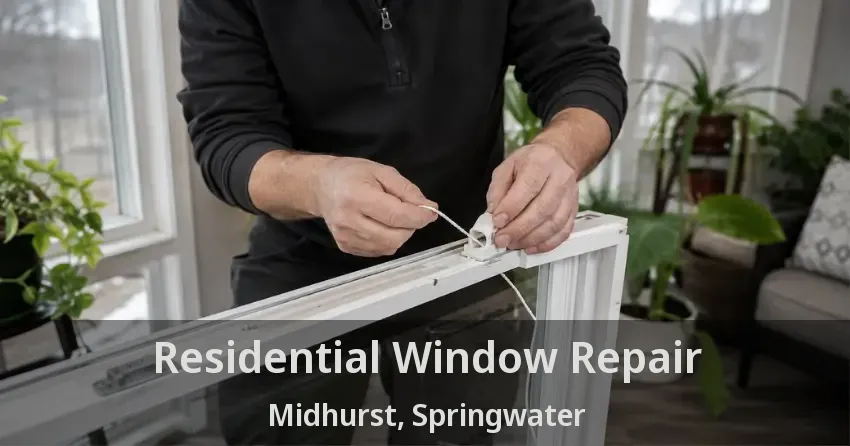 Residential Window Repair Midhurst, Springwater - ON