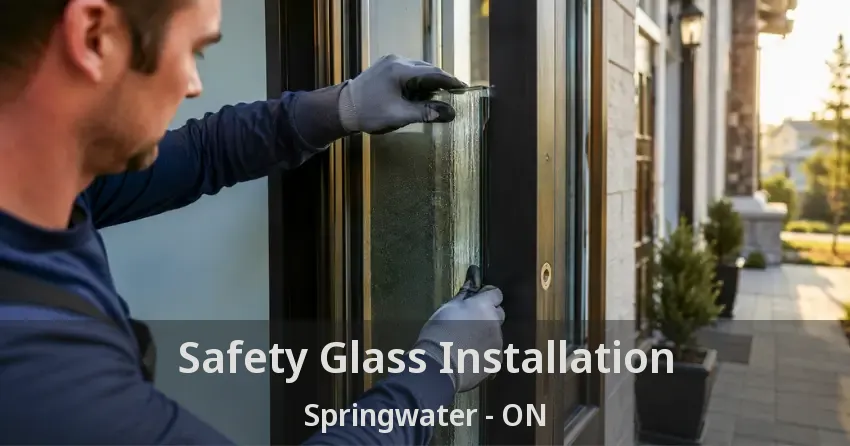 Safety Glass Installation Springwater - ON