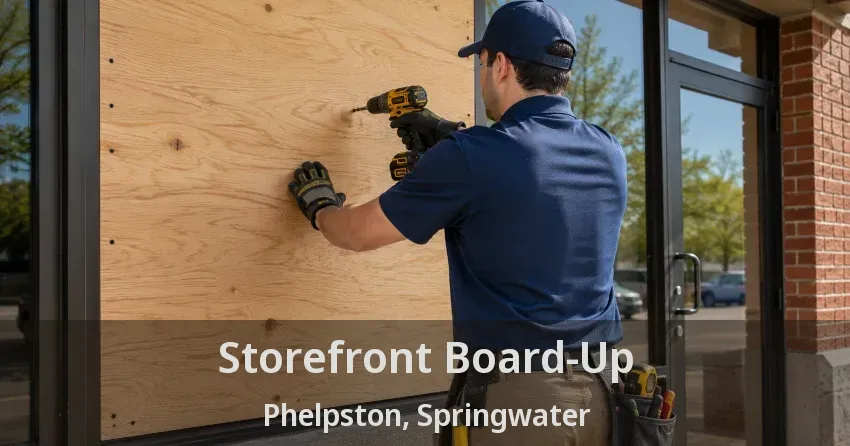 Storefront Board-Up Phelpston, Springwater - ON
