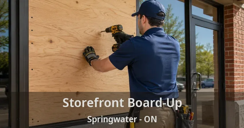 Storefront Board-Up Springwater - ON