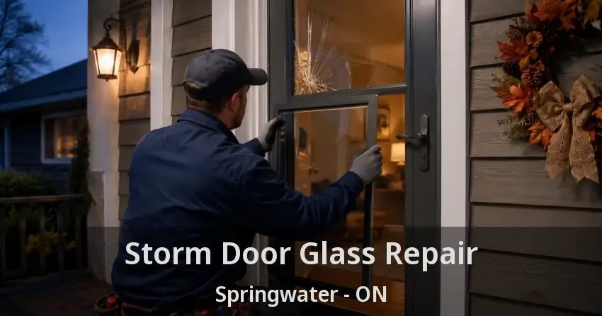 Storm Door Glass Repair Springwater - ON