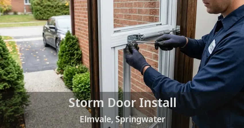 Storm Door Install Elmvale, Springwater - ON