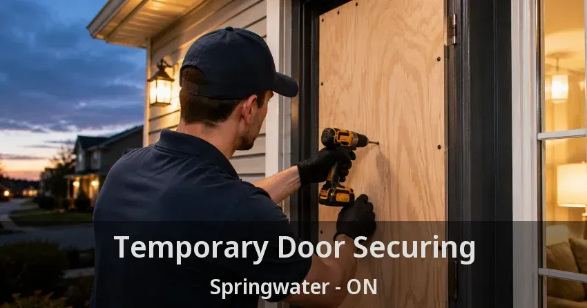 Temporary Door Securing Springwater - ON