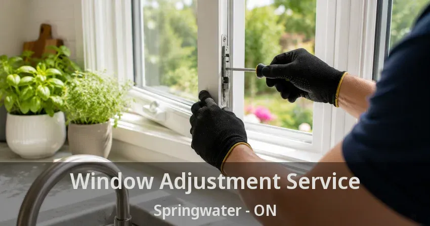 Window Adjustment Service Springwater - ON