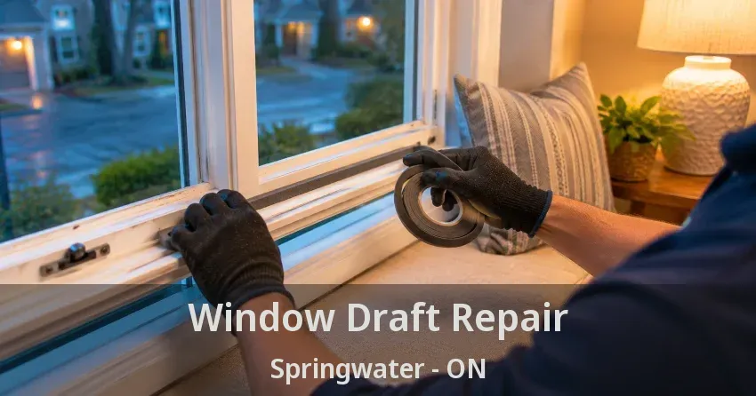 Window Draft Repair Springwater - ON