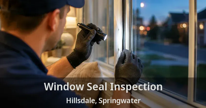 Window Seal Inspection Hillsdale, Springwater - ON