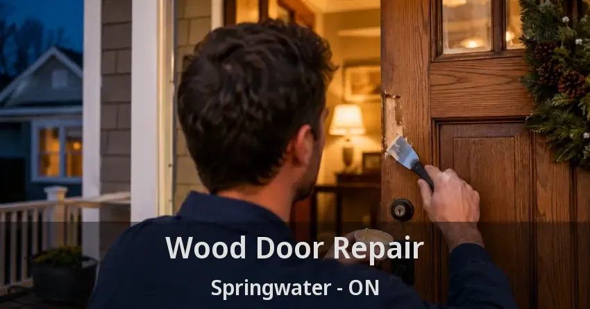 Wood Door Repair Springwater - ON