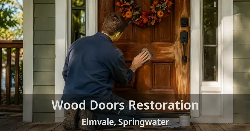Wood Doors Restoration Elmvale, Springwater - ON