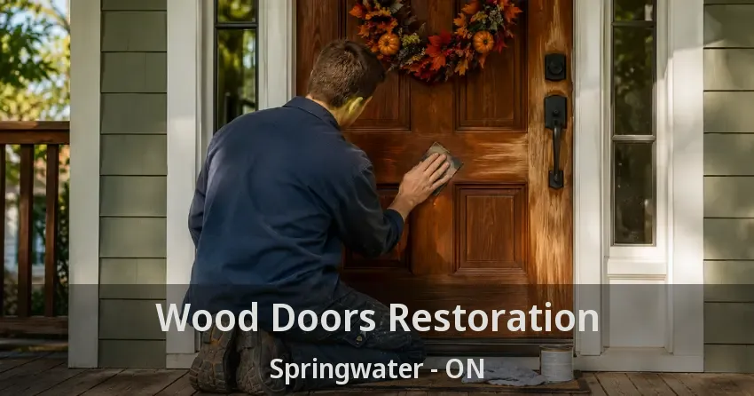 Wood Doors Restoration Springwater - ON