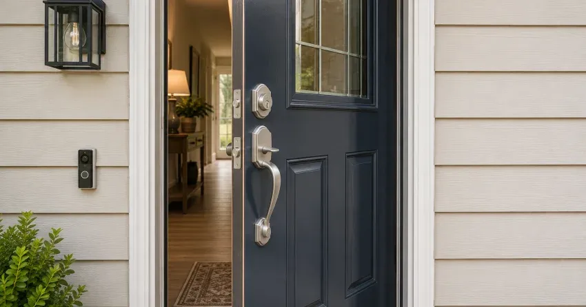 energy-efficient exterior door upgrade installation in Snow Valley, Springwater